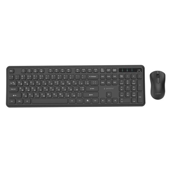 Obrázok pre Gembird KBS-WPS-01-W Bezdrátová stolní sada Slim Pro Business, černý, rozložení RU