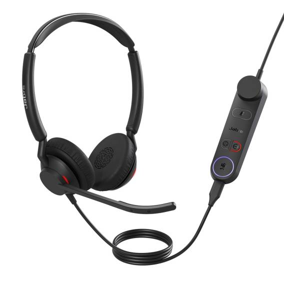 Obrázok pre Jabra 5099-299-2159 Sluchátka s mikrofonem Kabel Přes hlavu Kancelář / call centrum USB Type-C / USB Type-A Černá