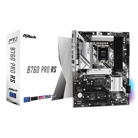 Obrázok pre Asrock B760 PRO RS základní deska Intel B760 LGA 1700 ATX
