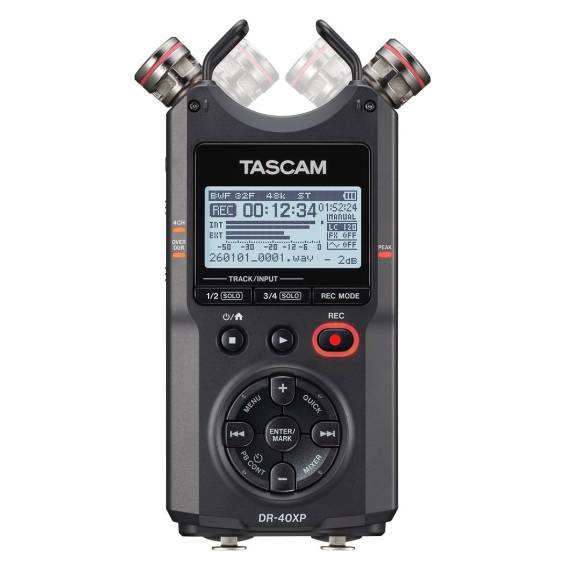 Obrázok pre Tascam DR-40XP - přenosný čtyřkanálový digitální záznamník s audio rozhraním USB