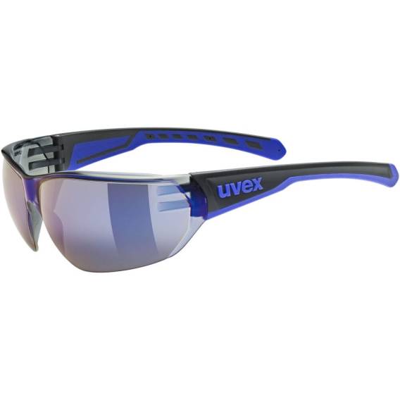 Obrázok pre Cyklistické brýle UVEX Equate, black/blue matt/mirror blue