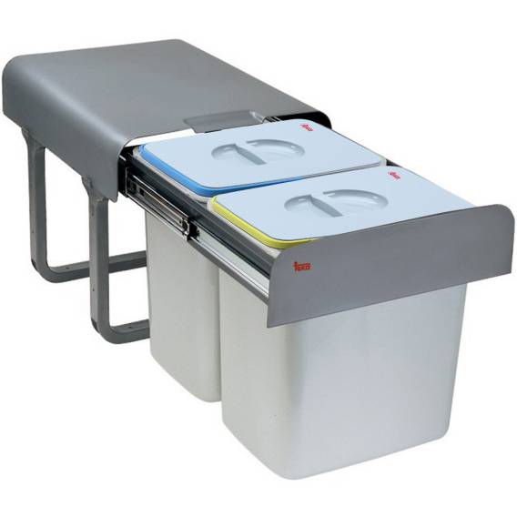 Obrázok pre Teka ECO EASY 45 30 l 2 košík/košíky Pozinkovaná ocel Šedá