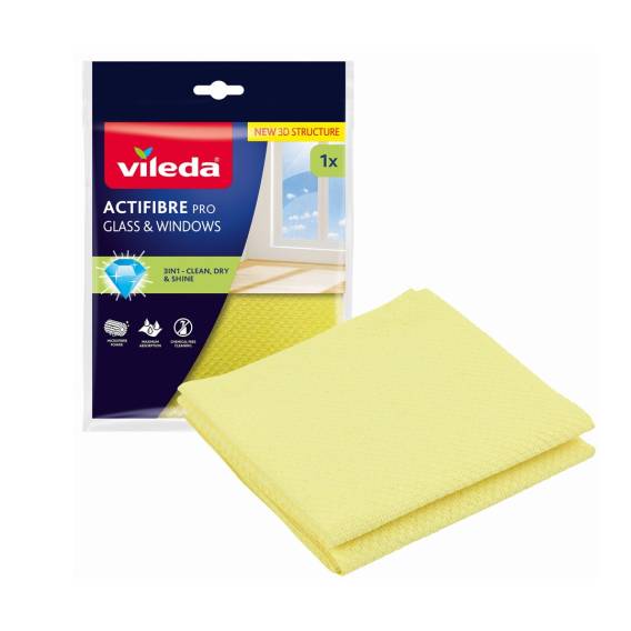 Obrázok pre Utěrka na sklo a okna Vileda Actifibre Pro, 1 ks
