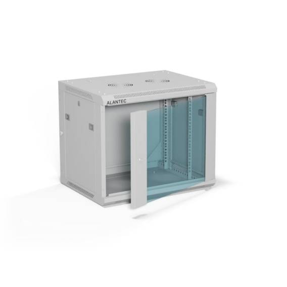 Obrázok pre ALANTEC Závěsná skříň 19" 9U 600x450, šedá barva