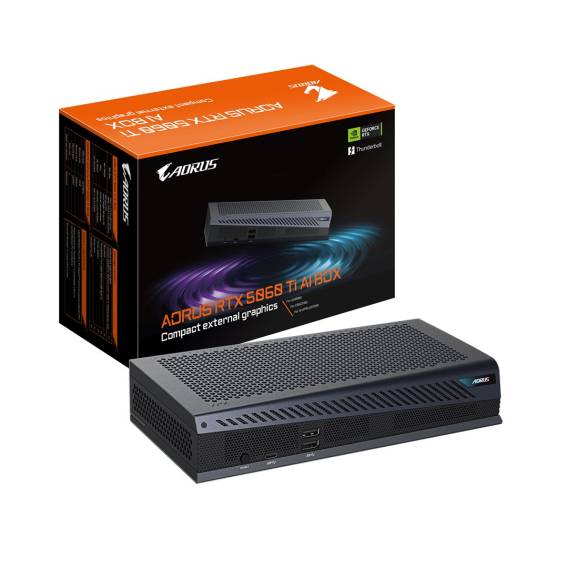 Obrázok pre GIGABYTE AORUS RTX 5060 Ti AI BOX GeForce RTX 5060 Ti Černá