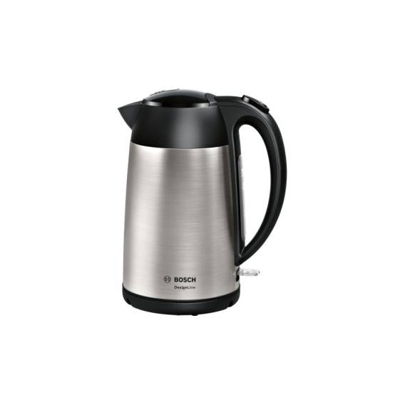 Obrázok pre Bosch TWK3P420 elektrická konvice 1,7 l 2400 W Černá, Nerezová ocel