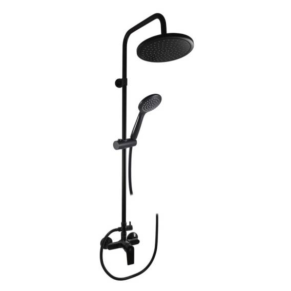 Obrázok pre SHOWER SET WITH MIXER BLACK MT COLORADO