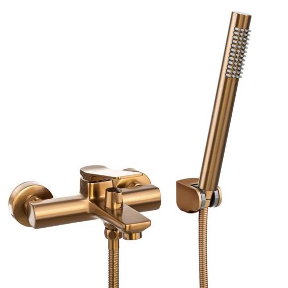 Obrázok pre Bath mixer NERI with shower set, copper