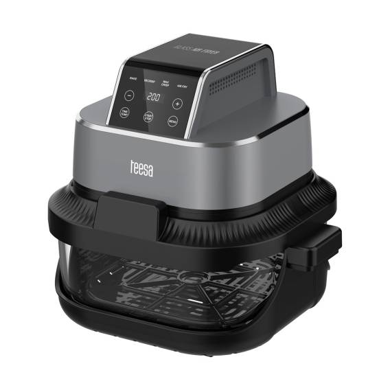 Obrázok pre Frytkownica beztłuszczowa TEESA GLASS AIR FRYER 4L, 1,5 L, 1500W