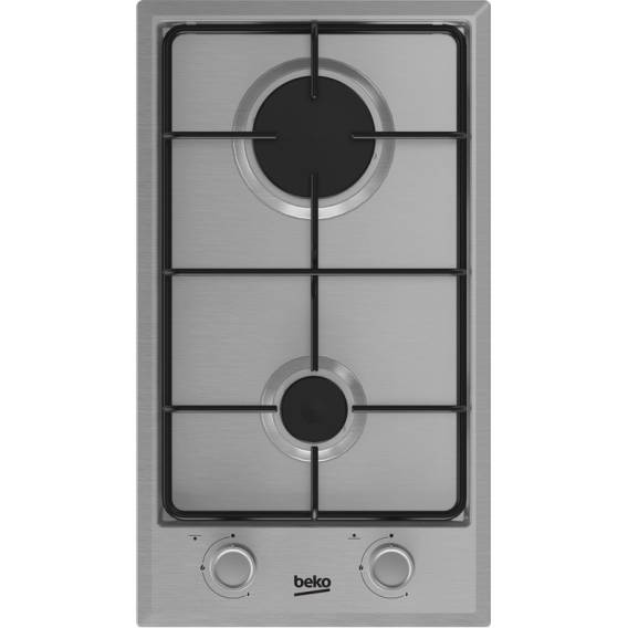 Obrázok pre Beko HDCG 32220 FX Nerezová ocel Vestavěné 29 cm Plynový 2 zóna/zón