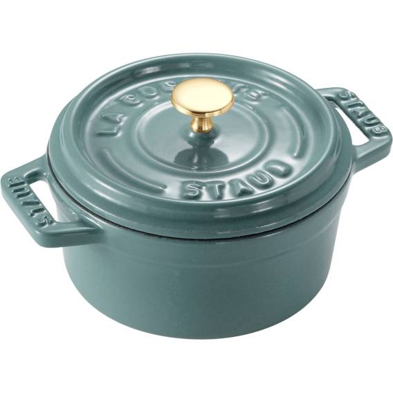 Obrázok pre STAUB MINI COCOTTE Mini garnek żeliwny okrągły 250 ml, eukaliptusowy