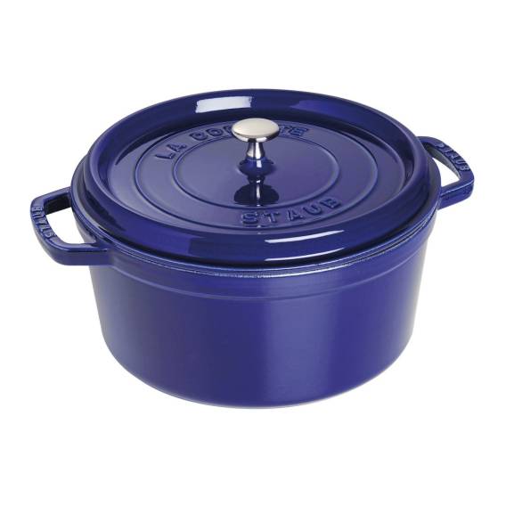 Obrázok pre Cast iron round pot Staub 6.7 ltr, blue