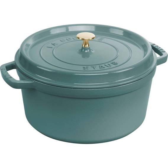 Obrázok pre STAUB LA COCOTTE Garnek żeliwny okrągły 2.2 ltr, eukaliptusowy