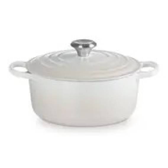 Obrázok pre Le Creuset 21177247164430 litinový hrnec 4,2 l Bílá