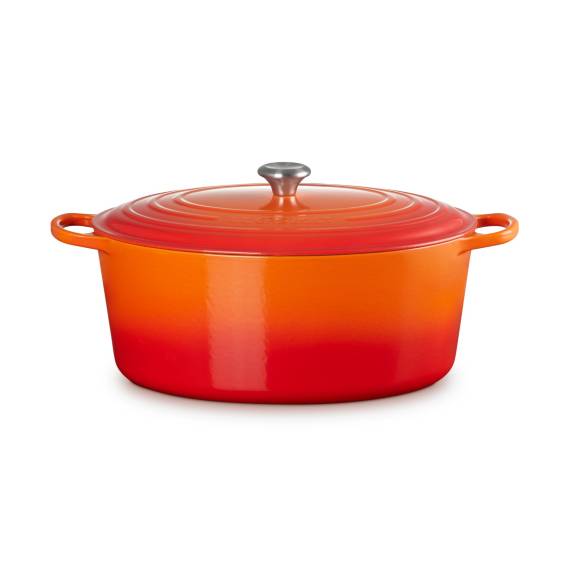 Obrázok pre Le Creuset 21178400902430 litinový hrnec 13,9 l Oranžová, Červená