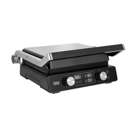Obrázok pre Grill elektryczny TEESA , panini grill , opiekacz, 3 pozycje , wyjmowane wkłady, 2000W