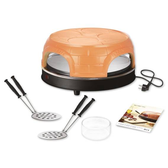 Obrázok pre Emerio Pizzarette pec na pizzu 1 pizza/pizz 1100 W Černá, Hnědá