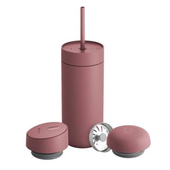 Obrázok pre Fellow Carter Move Mug 3-in-1 Termohrnek se 3 víčky 473 ml Pudrově růžový