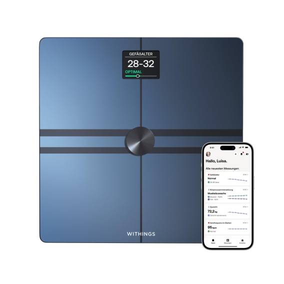 Obrázok pre Withings Body Comp Čtverec Černá Elektronická osobní váha