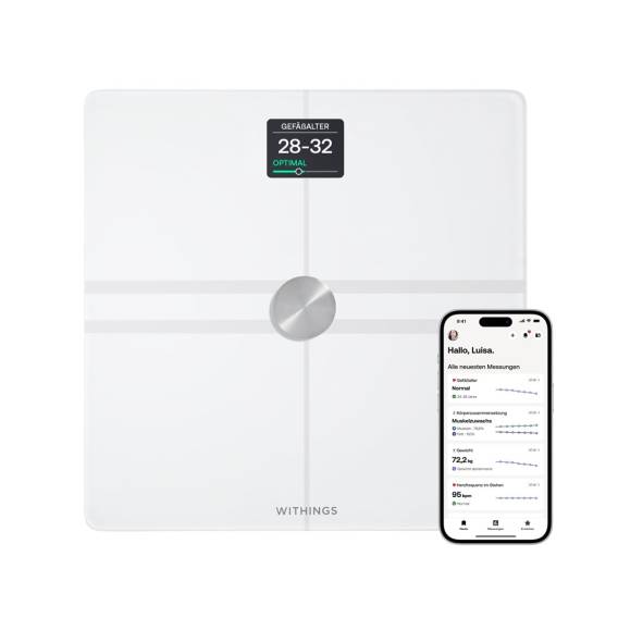 Obrázok pre Withings Body Comp Čtverec Bílá Elektronická osobní váha