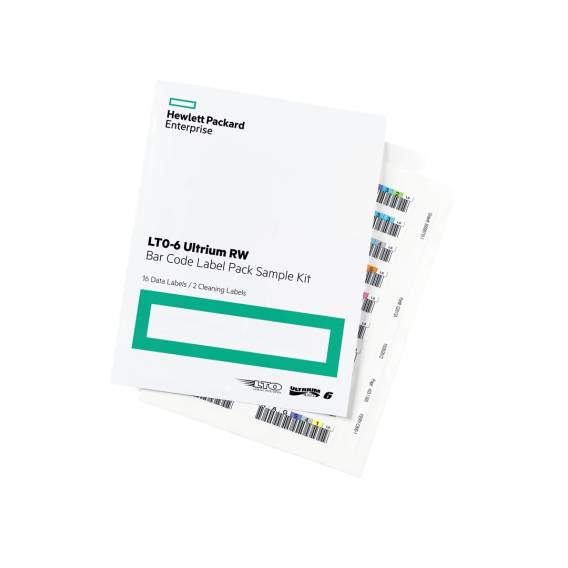 Obrázok pre HPE LTO-6 Ultrium RW Bar Code Label Pack 1,26 cm