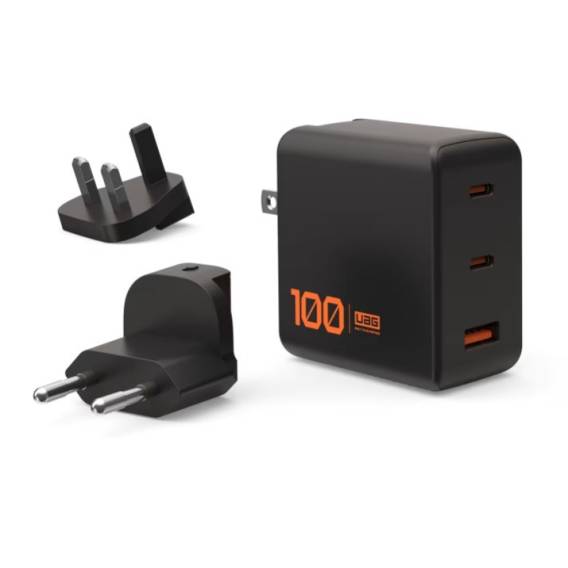 Obrázok pre Urban Armor Gear 9B443811V4040 nabíječka na PDA/mobilní telefon Sluchátka, Chytrý telefon, Univerzální, Tablet, Laptop Černá, Oranžová AC Rychlé nabíjení Vnitřní