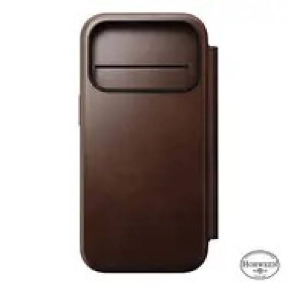 Obrázok pre Nomad Modern Leather Folio pouzdro pro mobilní telefony 16 cm (6.3") Hnědá