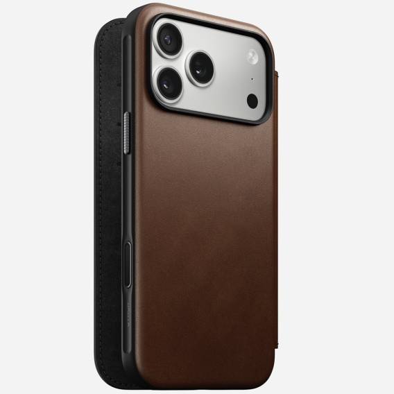 Obrázok pre Nomad Modern Leather Folio pouzdro pro mobilní telefony 17,5 cm (6.9") Hnědá