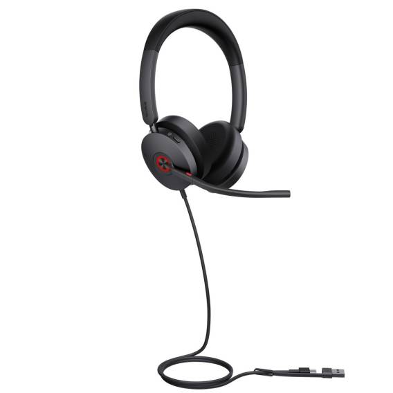 Obrázok pre Yealink UH48 Dual Teams USB-C/A Sluchátka s mikrofonem Kabel Přes hlavu Kancelář / call centrum USB Type-C / USB Type-A Černá