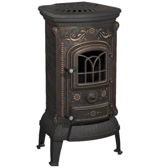 Obrázok pre Cast iron stove Verdo Patine (7 kW)
