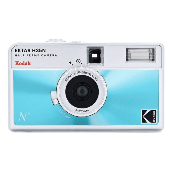 Obrázok pre Kodak EKTAR H35N Kompaktní fotoaparát na film 35 mm Modrá, Stříbrná
