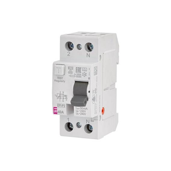 Obrázok pre RELAY CURR LEAK 2P 40 A 30 MA EFI-P2 A