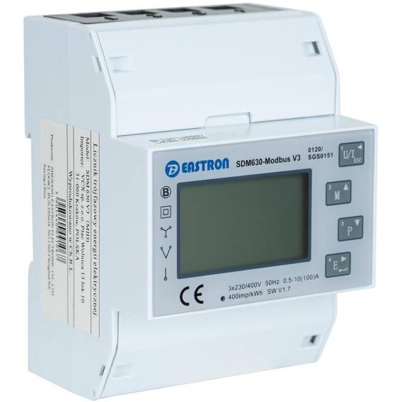 Obrázok pre Three-phase energy meter VCX SDM 630 MODBUS
