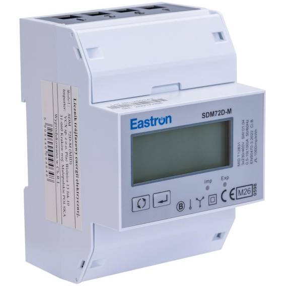 Obrázok pre Licznik energii trójfazowy SDM 72 DM MID Modbus