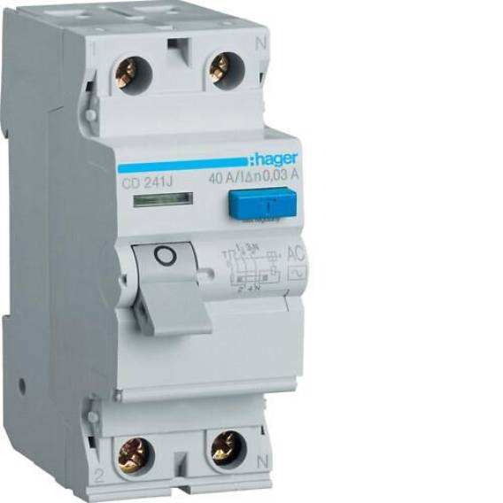 Obrázok pre RELAY CURR LEAK 2P 40 A 30 MA CD241J