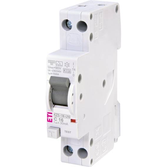 Obrázok pre RELAY CURR LEAK 1P+N 16A 30MA KZS-1M-UNI