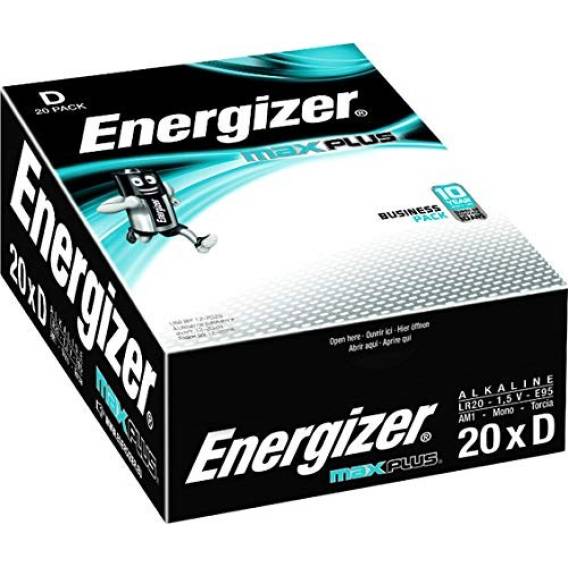 Obrázok pre Energizer Max Plus LR20 Mono D Batterie 20er Karton