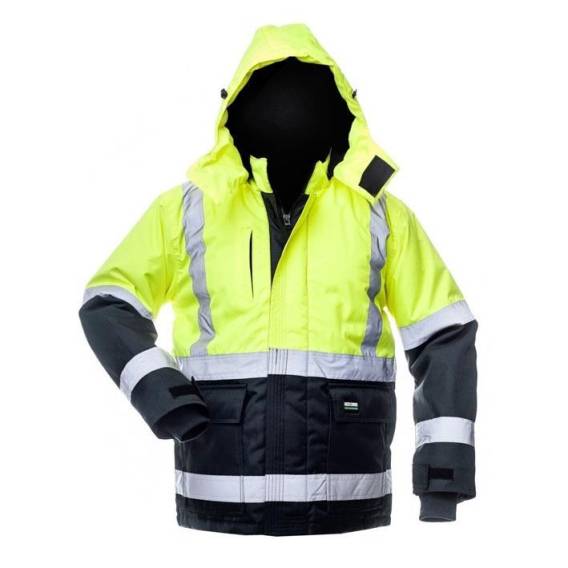 Obrázok pre JACKET CANVAS HI-VIS WJ-8946 YEL/BLU 3XL