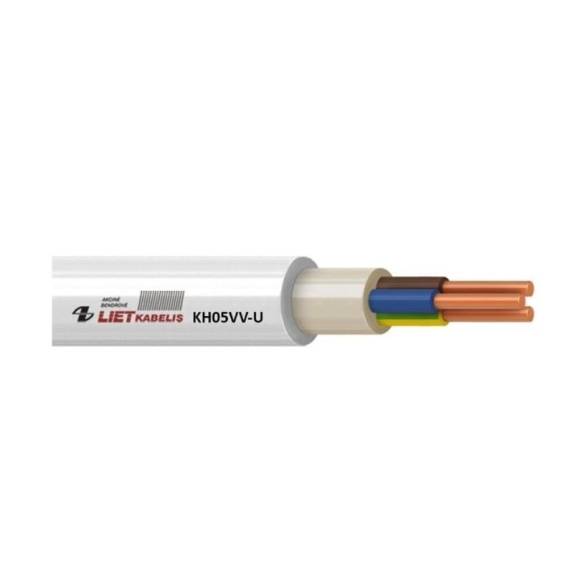 Obrázok pre CABLE KH05VV-U/NYM 3X2.5 WHITE 50M
