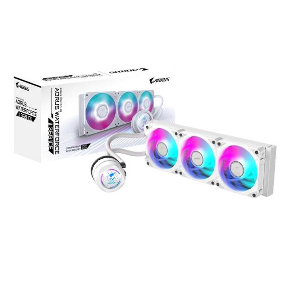 Obrázok pre GIGABYTE AORUS WATERFORCE II 360 ICE Procesor Kapalinový chladič typu vše v jednom 12 cm Bílá