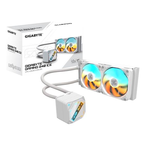 Obrázok pre GIGABYTE GAMING 240 ICE Procesor Kapalinový chladič typu vše v jednom 12 cm Bílá