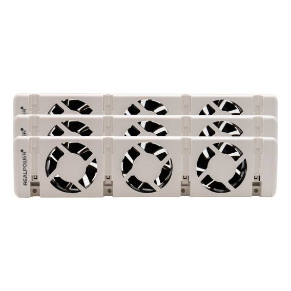 Obrázok pre RealPower HL-3 Vnitřní Bílá Elektrický přímotop s ventilátorem