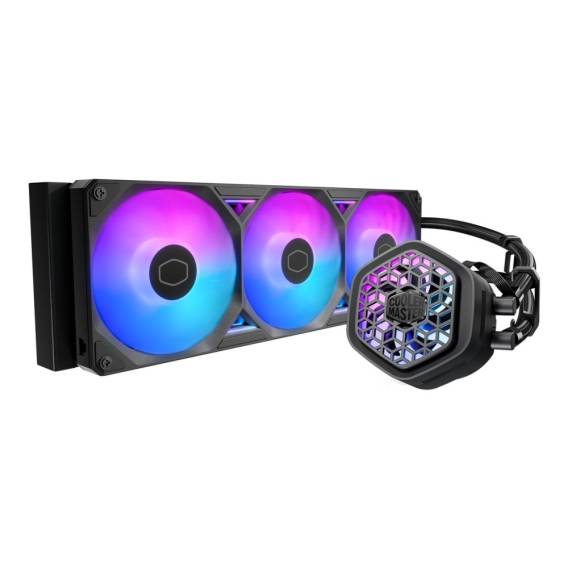 Obrázok pre Cooler Master MasterLiquid Atmos II 360 VRM Fan Black Procesor Kapalinový chladič typu vše v jednom 12 cm Černá 1 kusů