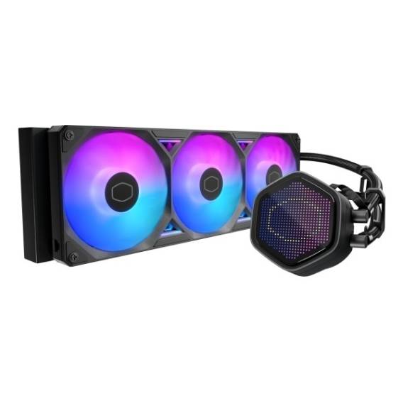 Obrázok pre Cooler Master MasterLiquid Atmos II 360 Pixel LED Black Procesor Sada pro kapalinové chlazení 12 cm Černá 1 kusů