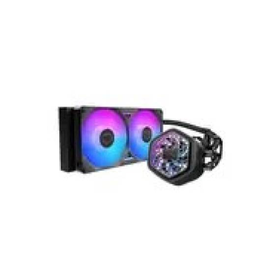 Obrázok pre Cooler Master MasterLiquid Atmos II 240 VRM Fan Black Procesor Kapalinový chladič typu vše v jednom 12 cm Černá 1 kusů