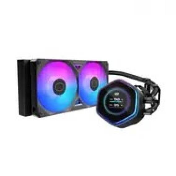 Obrázok pre Cooler Master MasterLiquid Atmos II 240 LCD Black Procesor Kapalinový chladič typu vše v jednom 12 cm Černá 1 kusů