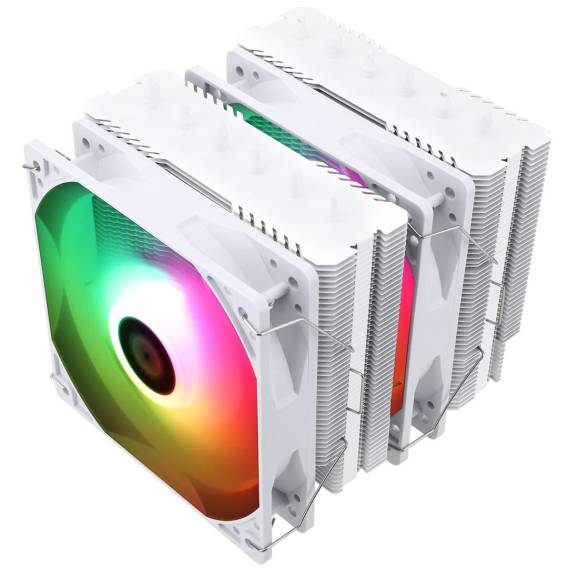 Obrázok pre Thermalright Peerless Assassin 120 SE WHITE ARGB Procesor Vzduchový chladič 12 cm Bílá 1 kusů