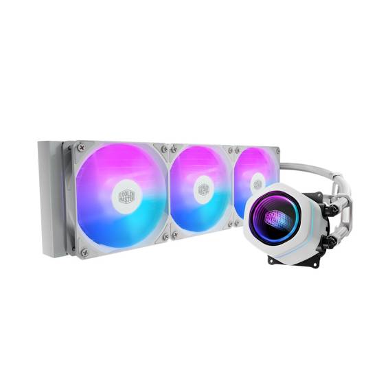 Obrázok pre Cooler Master MasterLiquid Core Nex Procesor Kapalinový chladič typu vše v jednom 12 cm Bílá 1 kusů