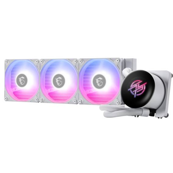 Obrázok pre MSI MPG CORELIQUID P13 WHITE Chladicí systém pro počítač Procesor Kapalinový chladič typu vše v jednom 12 cm Bílá 1 kusů
