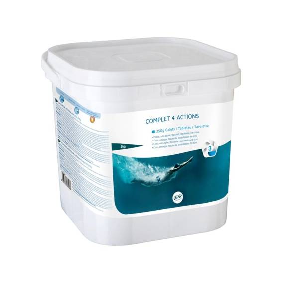 Obrázok pre AGENT FOR POOL WATER 4 ACTIONS 5KG TB
